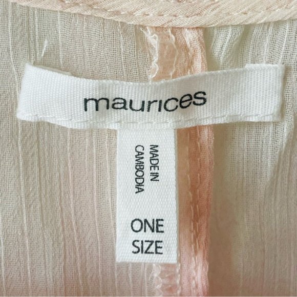 NEW! | Maurices Women’s Sheer Ombré Ruana / Kimono | One Size | NWT - Picture 9 of 16